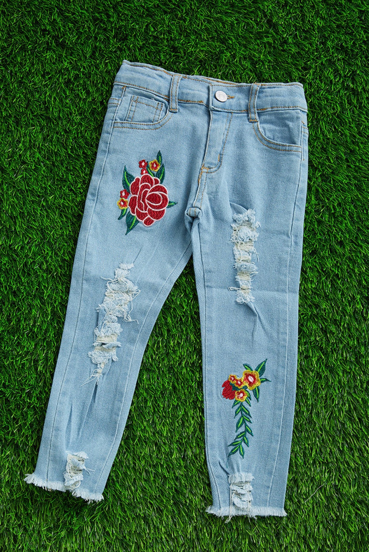 FLOWER JEANS-This & That Couture