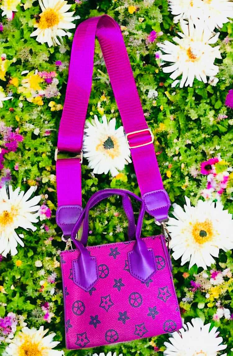PURPLE STAR PURSE-This & That Couture