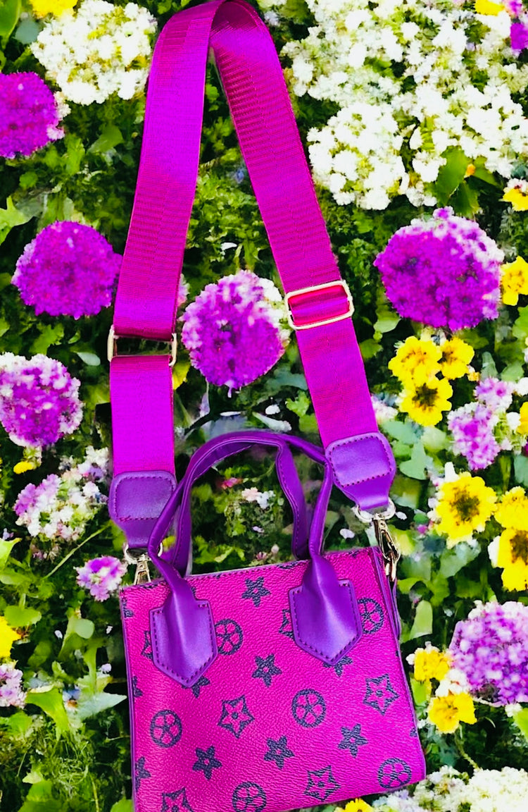 PURPLE STAR PURSE-This & That Couture