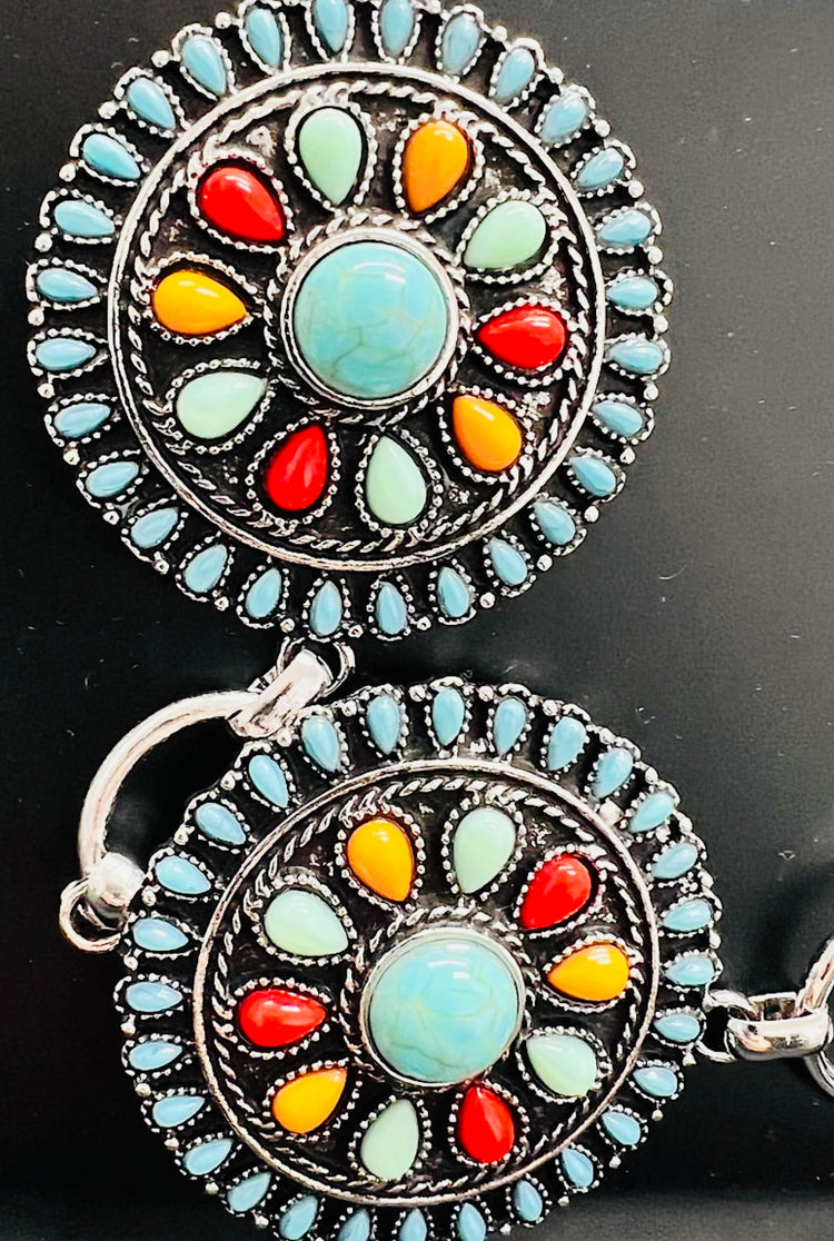 MULTICOLOR WESTERN BELT-This & That Couture