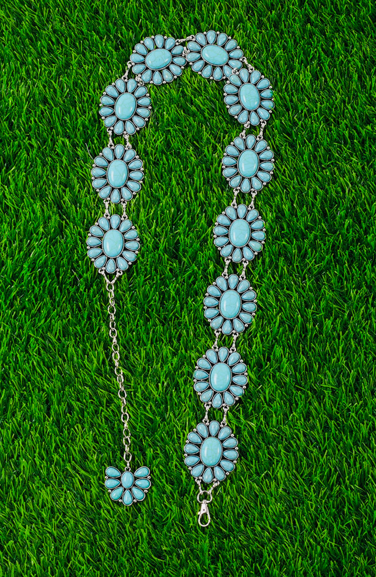 WESTERN TURQUOISE BELT-This & That Couture