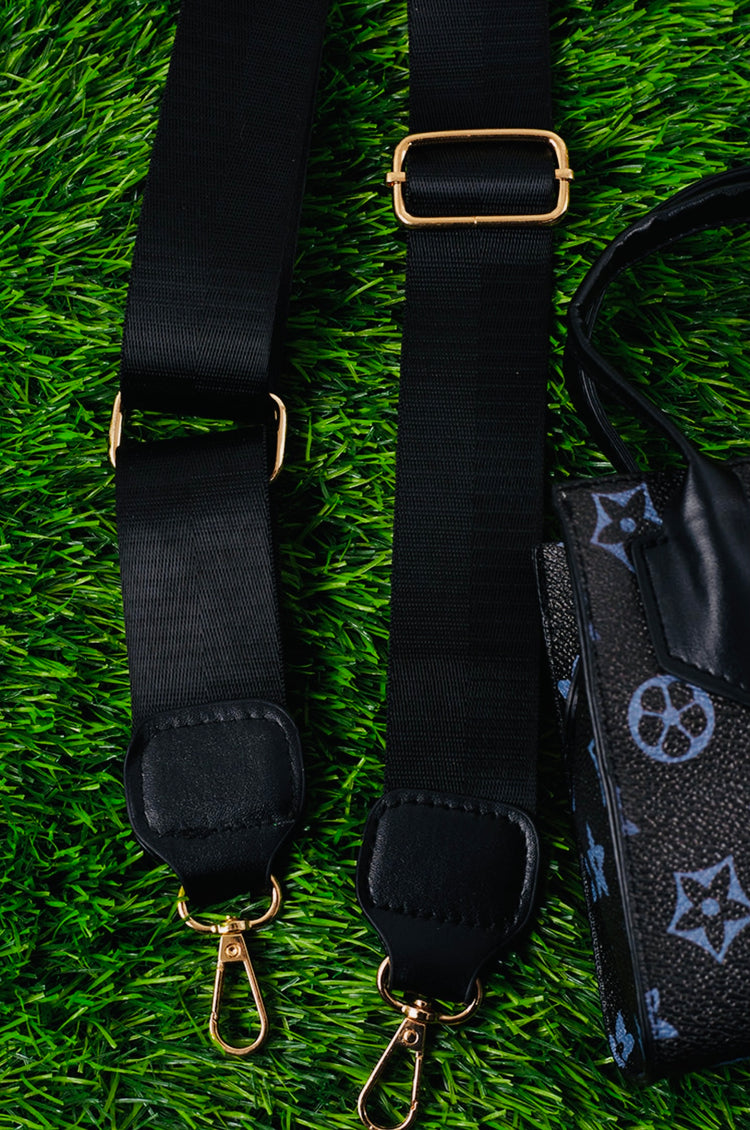 BLACK WITH BLUE PURSES-This & That Couture