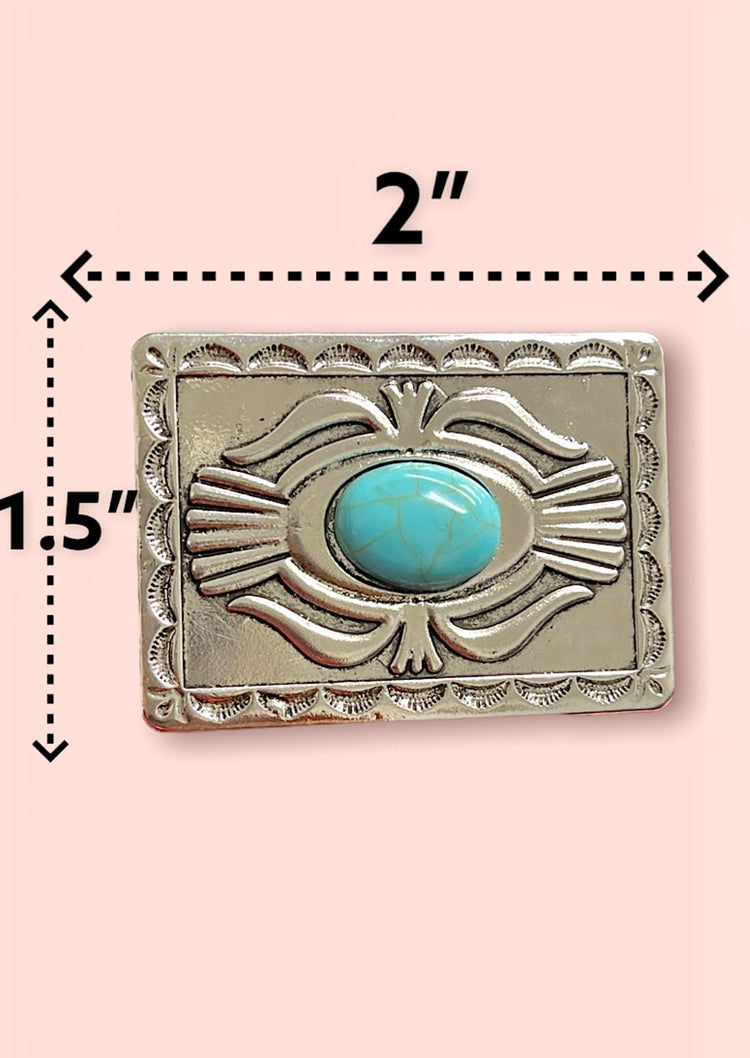 Kids turquoise belts-This & That Couture