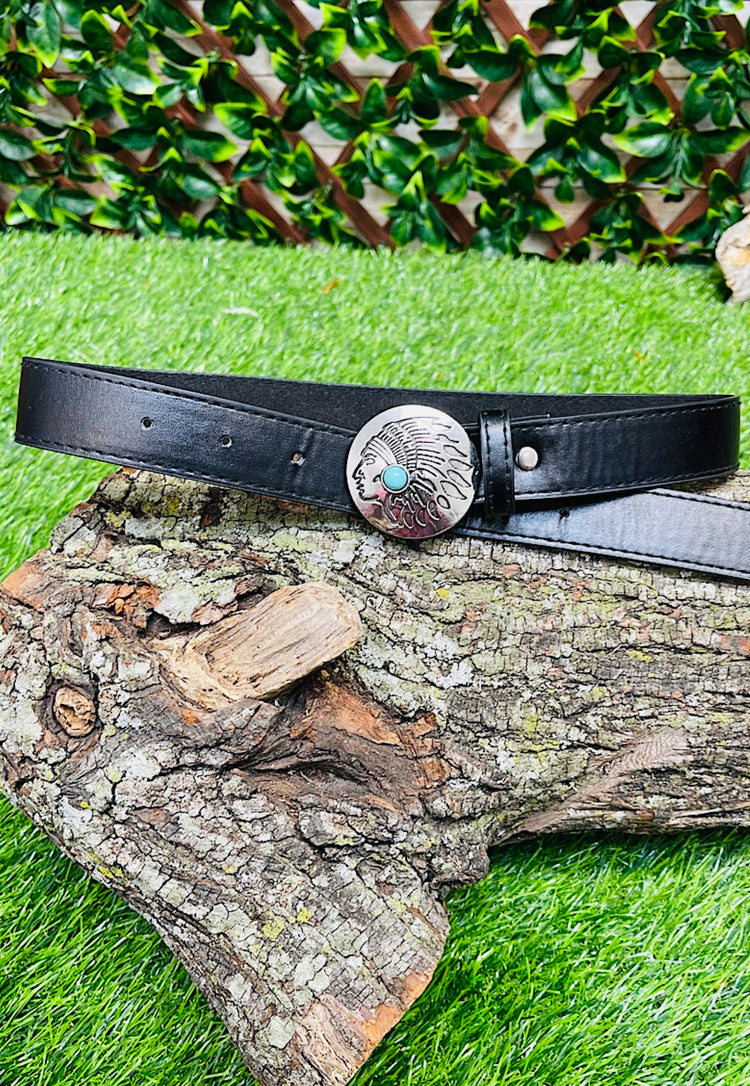 Kids turquoise belts-This & That Couture