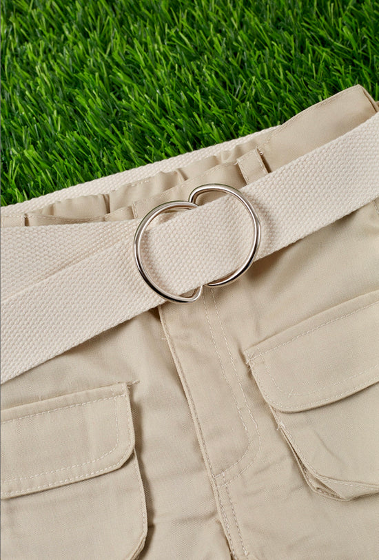 KHAKI SHORTS-This & That Couture