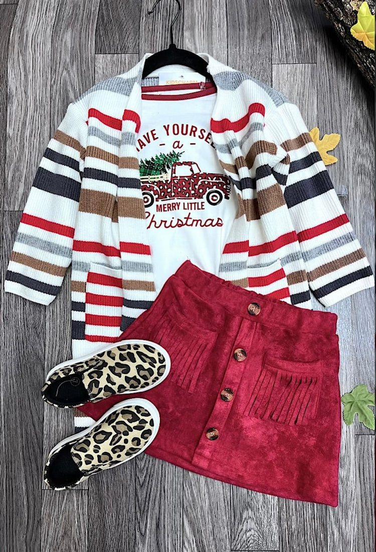 MULTICOLOR STRIPE SWEATER-This & That Couture