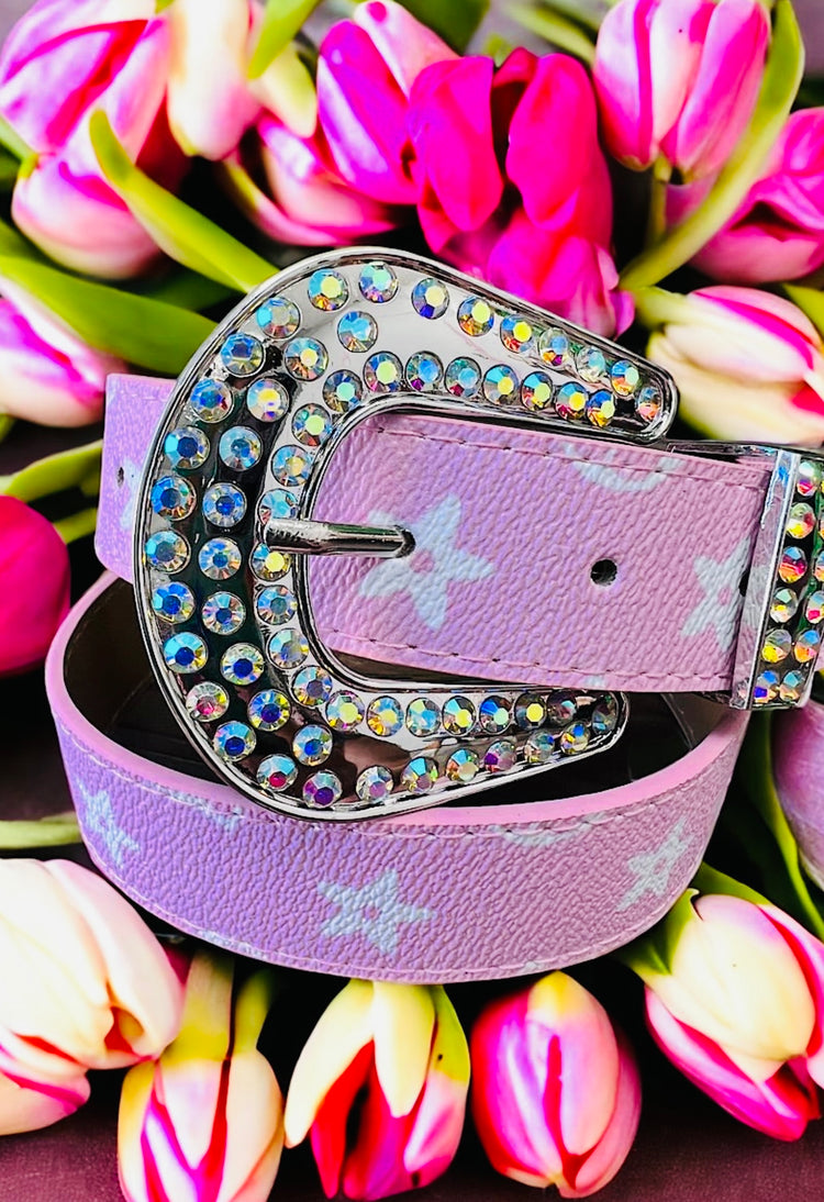 PINK FLOWER BELT-This & That Couture