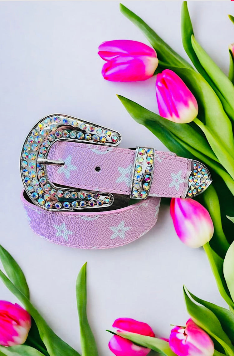 PINK FLOWER BELT-This & That Couture