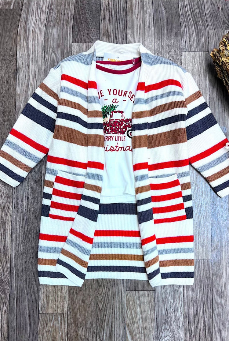 MULTICOLOR STRIPE SWEATER-This & That Couture