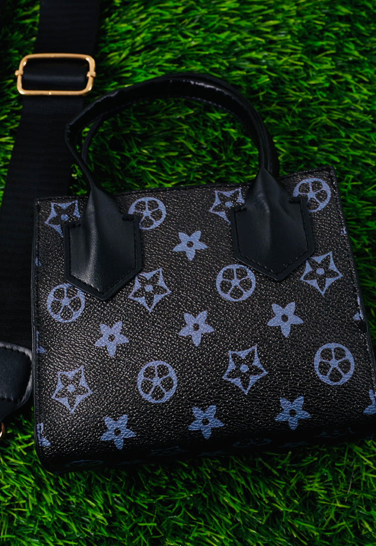 BLACK WITH BLUE PURSES-This & That Couture