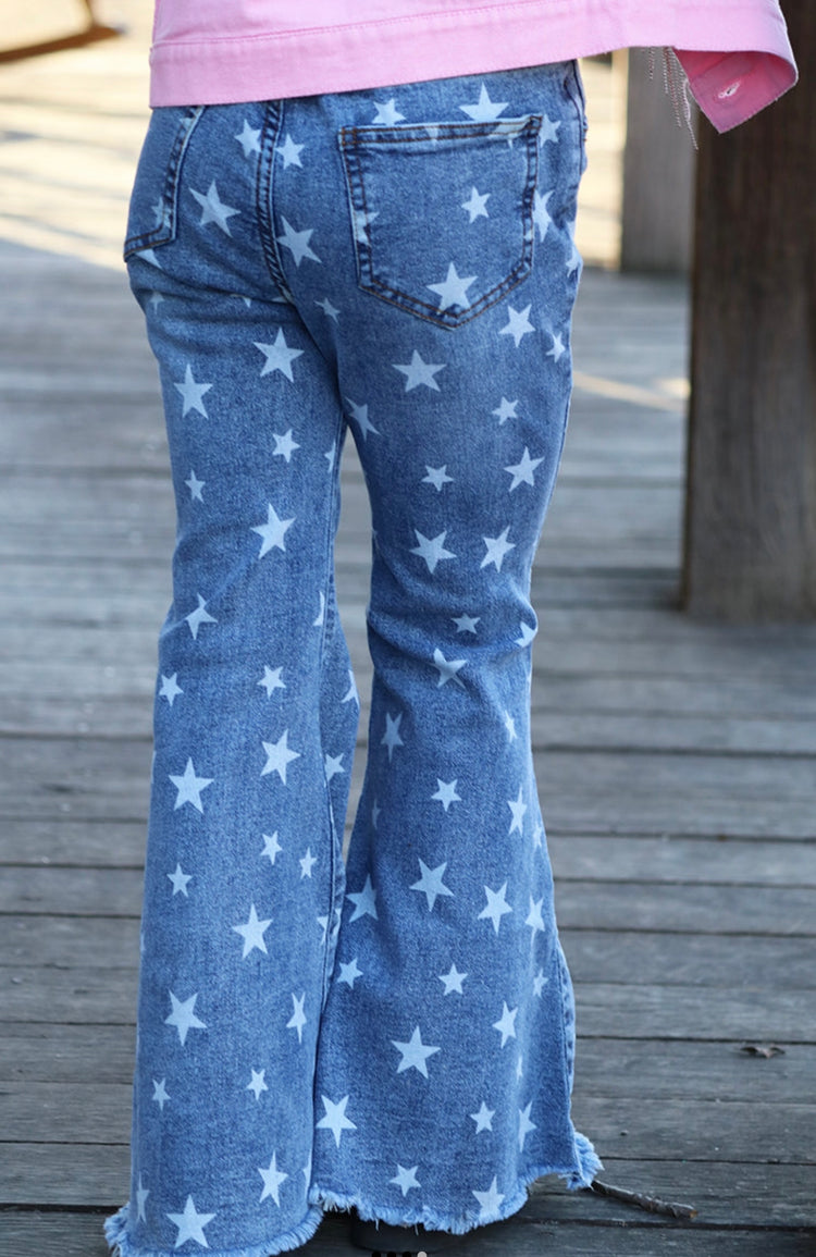 STAR PRINT JEANS-This & That Couture