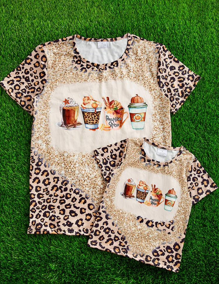 ADULT FAUX LEOPARD SHIRT-This & That Couture