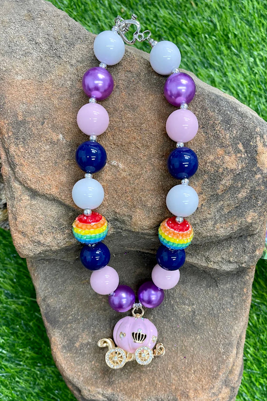 NECKLACE WITH CARRIAGE PENDANT-This & That Couture