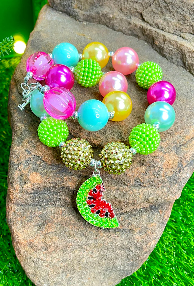 MULTI-COLOR BUBBLE NECKLACE-This & That Couture