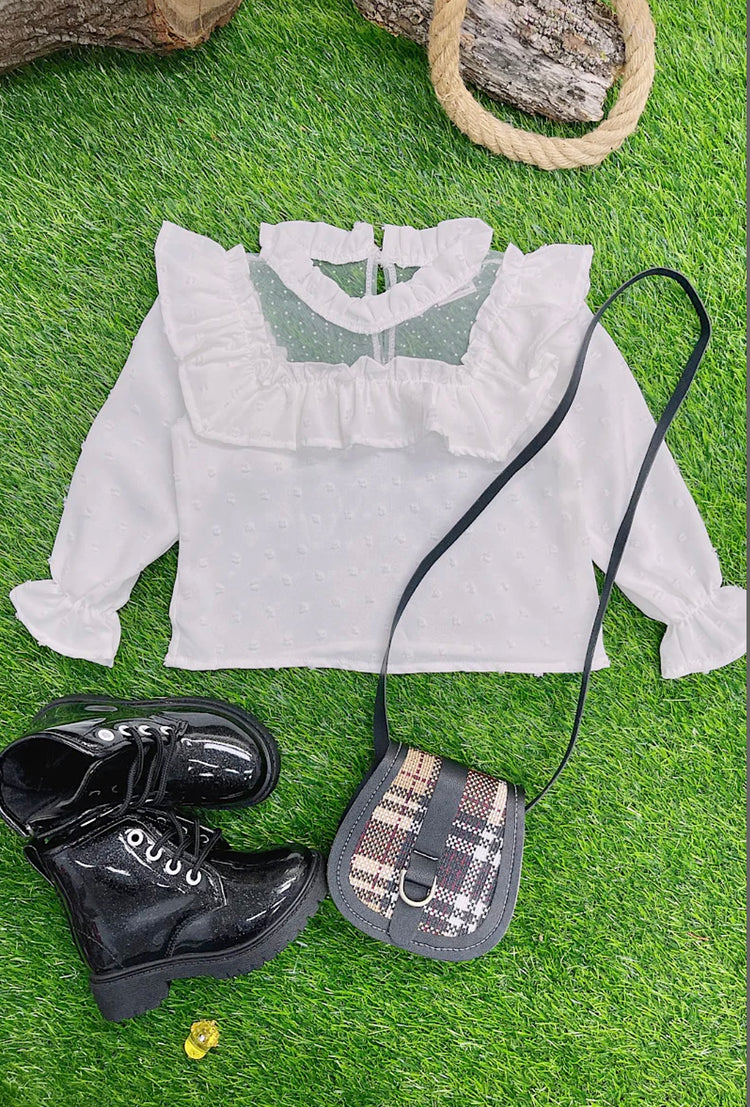 WHITE CLASSIC TOP-This & That Couture