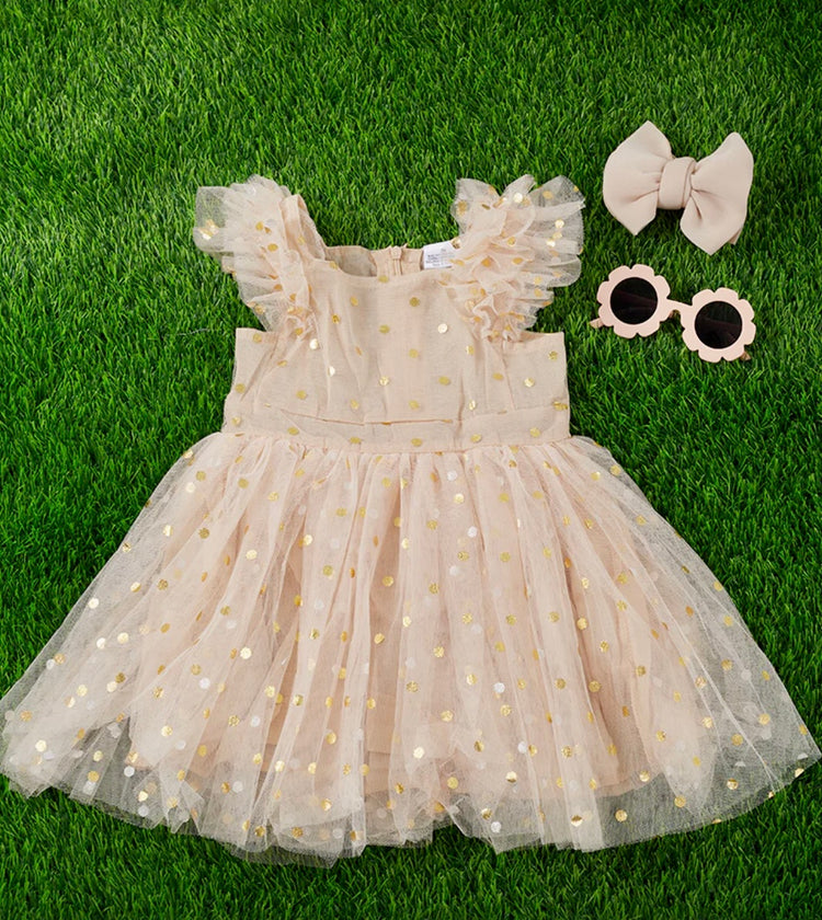 CREAM DRESS-This & That Couture