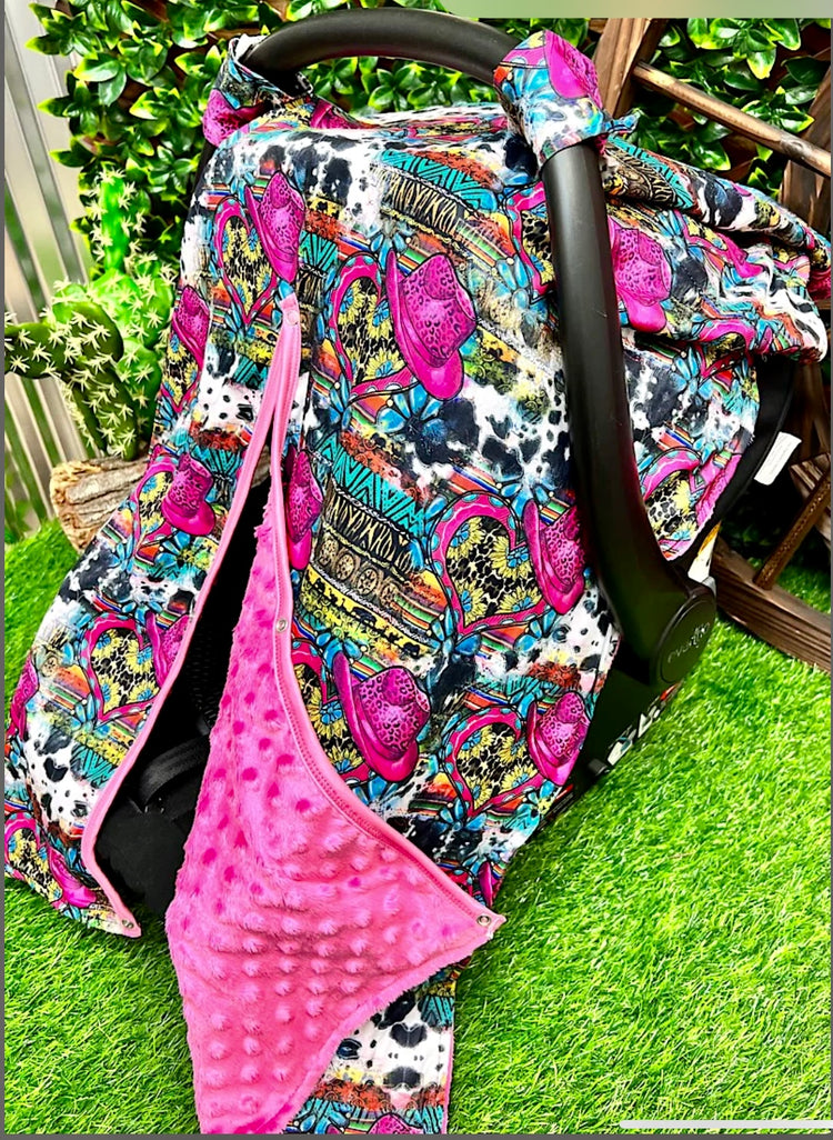 PINK HAT CAR SEAT COVER-This & That Couture