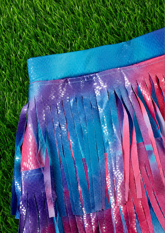 MULTI FRINGE SKIRT-This & That Couture