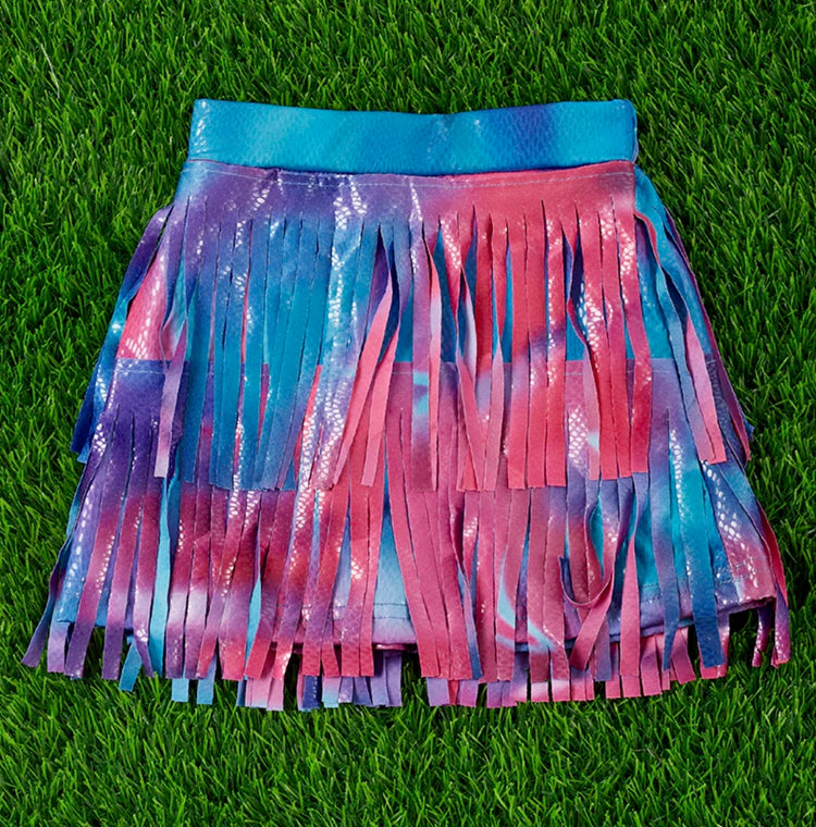 MULTI FRINGE SKIRT-This & That Couture