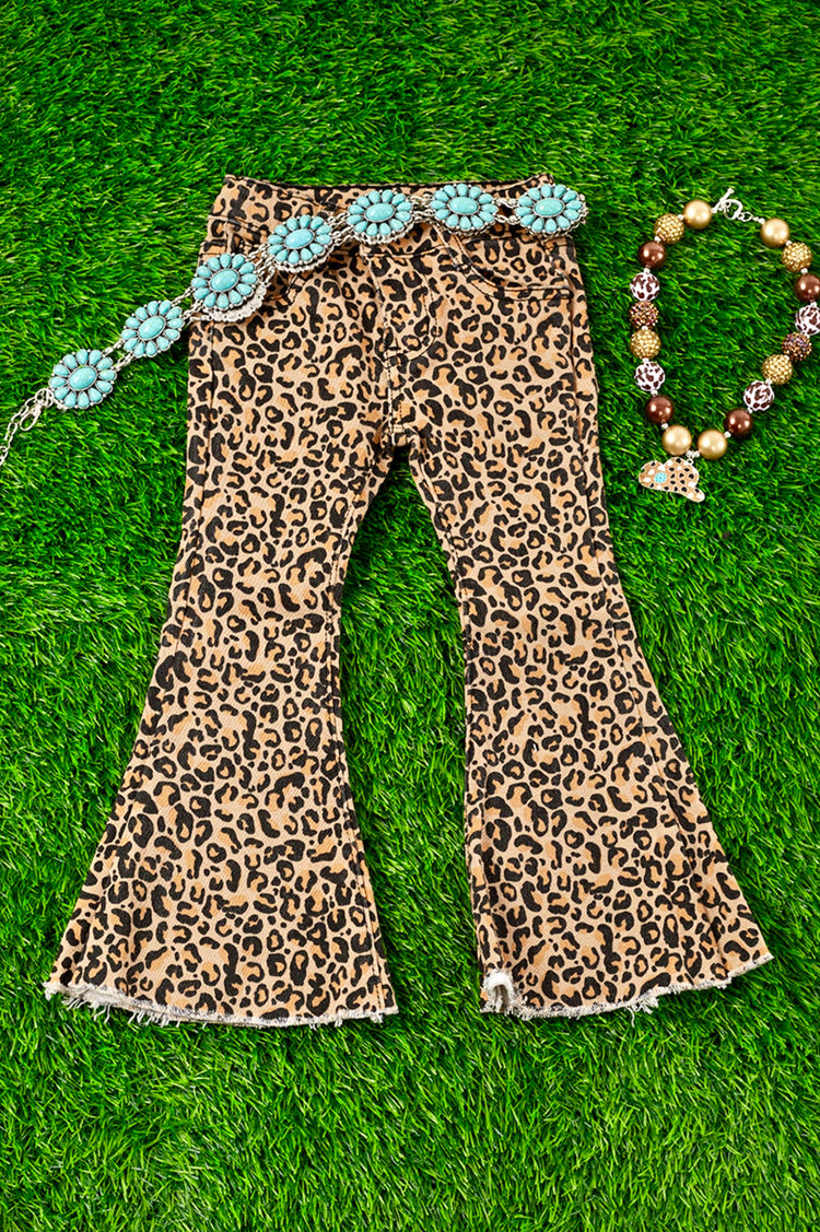 CHEETAH PRINT BELL BOTTOMS-This &amp; That Couture