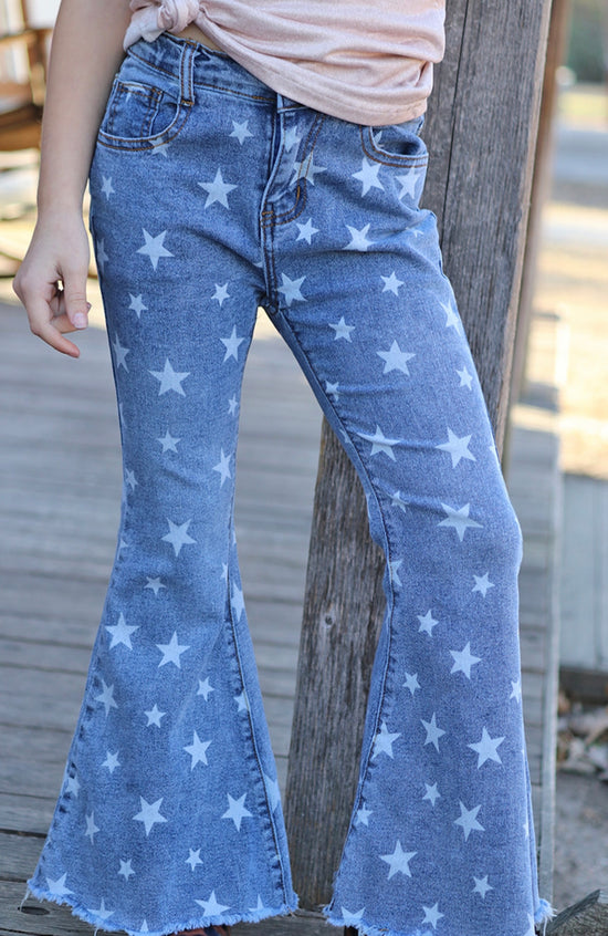 STAR PRINT JEANS-This &amp; That Couture