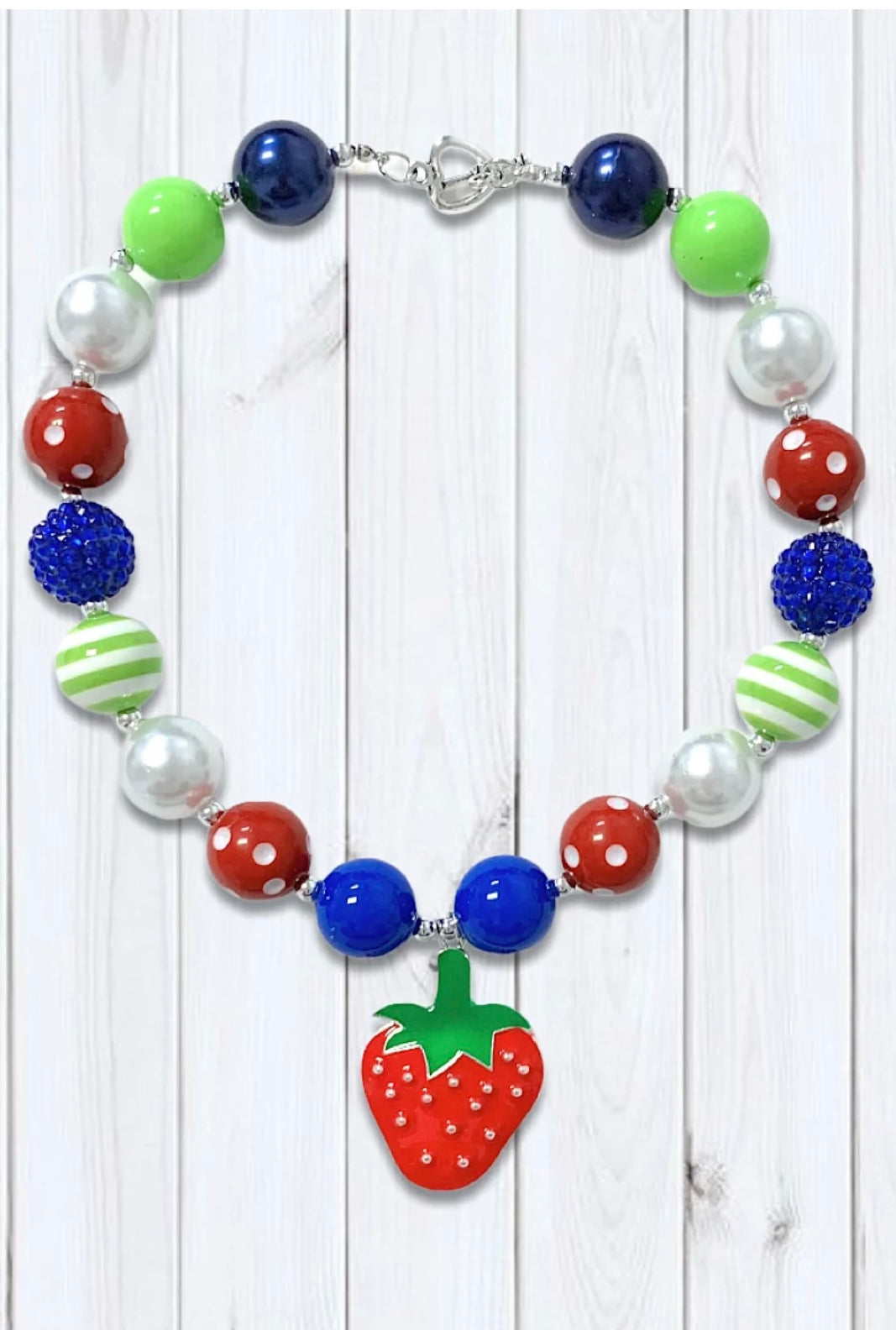 STRAWBERRY PENDANT NECKLACE-This &amp; That Couture