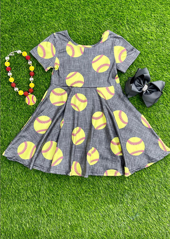 BASEBALL DRESS-This &amp; That Couture