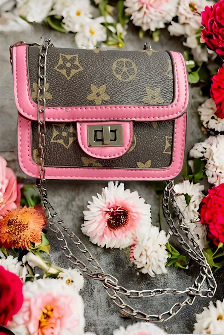 HOT PINK TRIM MINI BAG-This &amp; That Couture