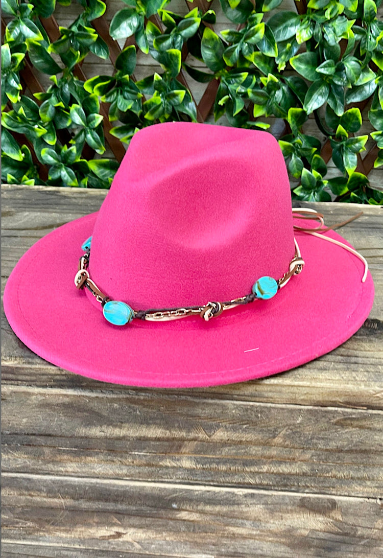 PINK WESTERN HAT-This &amp; That Couture