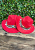 RED WESTERN HAT-This &amp; That Couture