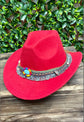 RED WESTERN HAT-This &amp; That Couture